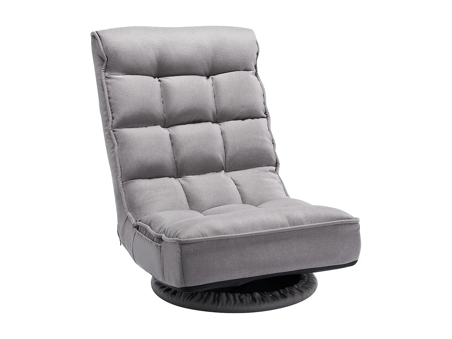 Fauteuil de Sol SucceBuy avec 4 Positions Réglables et Inclinable Pliable Pivotante à 360°
