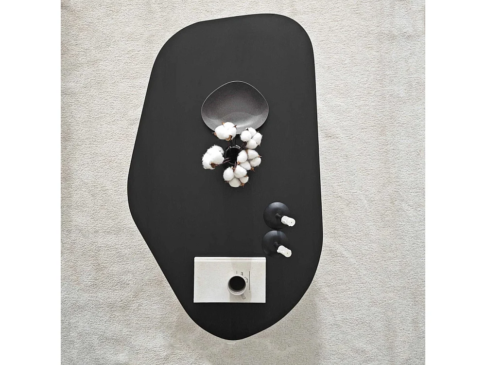 Table basse moderne Jiro L105cm Noir