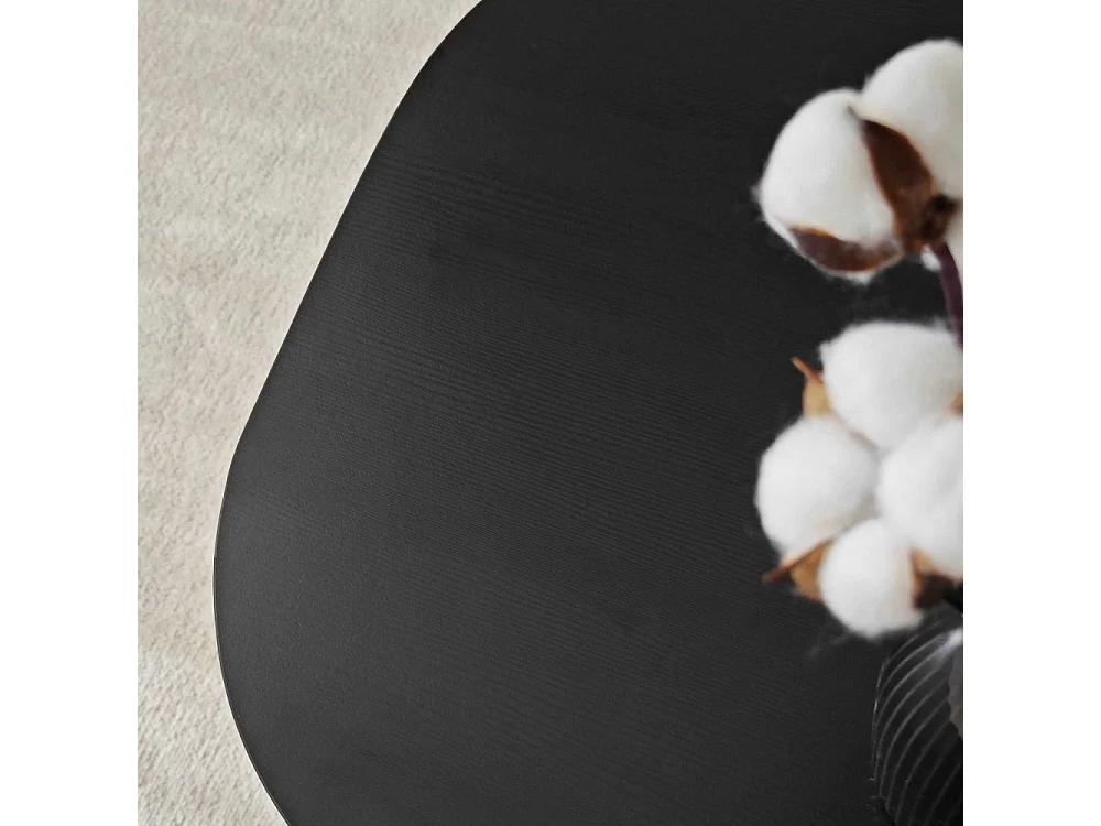 Table basse moderne Jiro L105cm Noir