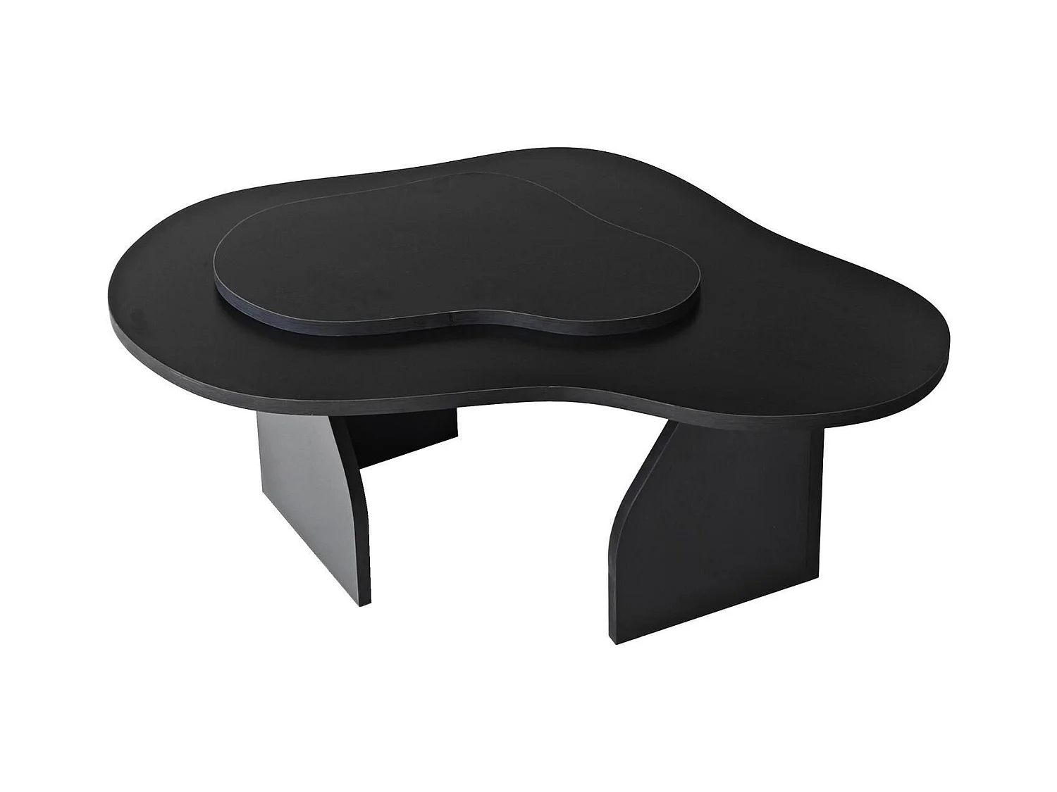 Table basse design Presta L105cm Noir