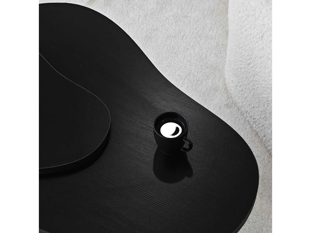 Table basse design Presta L105cm Noir