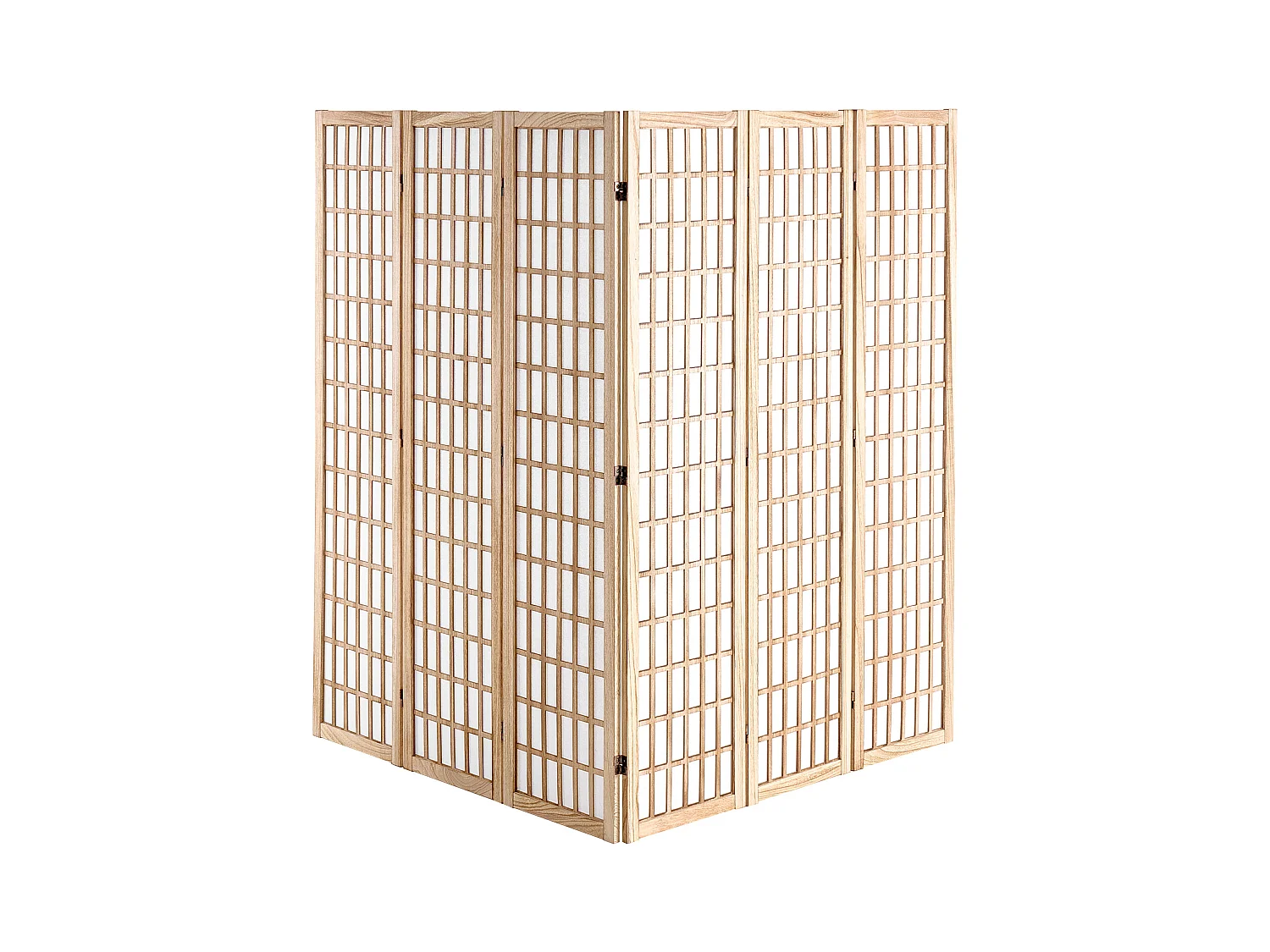 Cloison de Séparation de Pièce Japonaise SucceBuy à 6 Panneaux pour la Séparation de Pièce