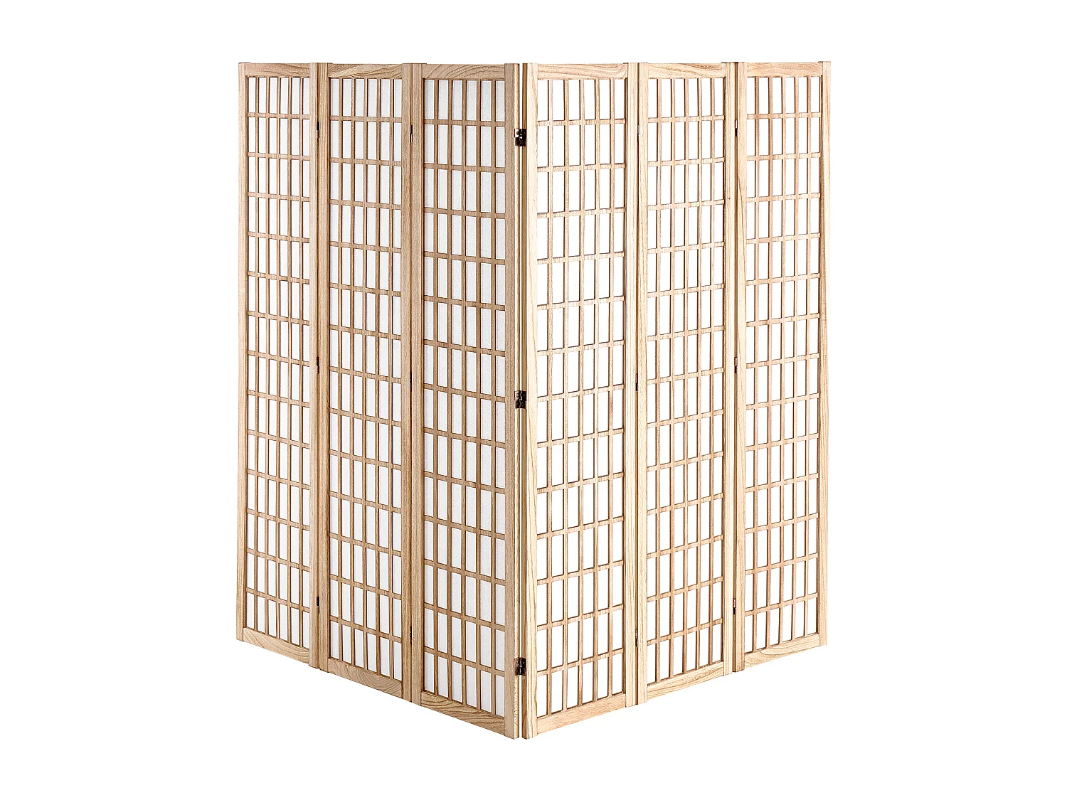 Cloison de Séparation de Pièce Japonaise SucceBuy à 6 Panneaux pour la Séparation de Pièce