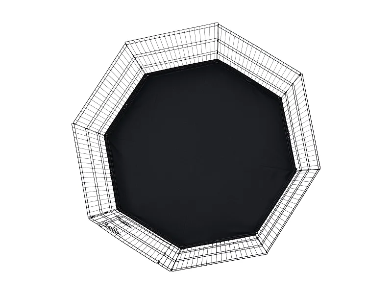 Parc pour Chien SucceBuy Parc pour Chien 8 Panneaux en Métal Pliable avec Coussinet Inférieur, 76.20 cm de Haut