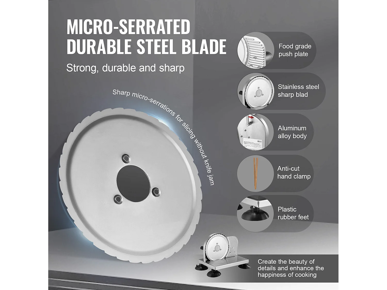 Trancheuse à Fromage, Cuisine, Restaurant, Trancheuse Manuelle SucceBuy 0-15.2 CM, 0 V, Alliage d'Aluminium, Acier Inoxydable, Argent