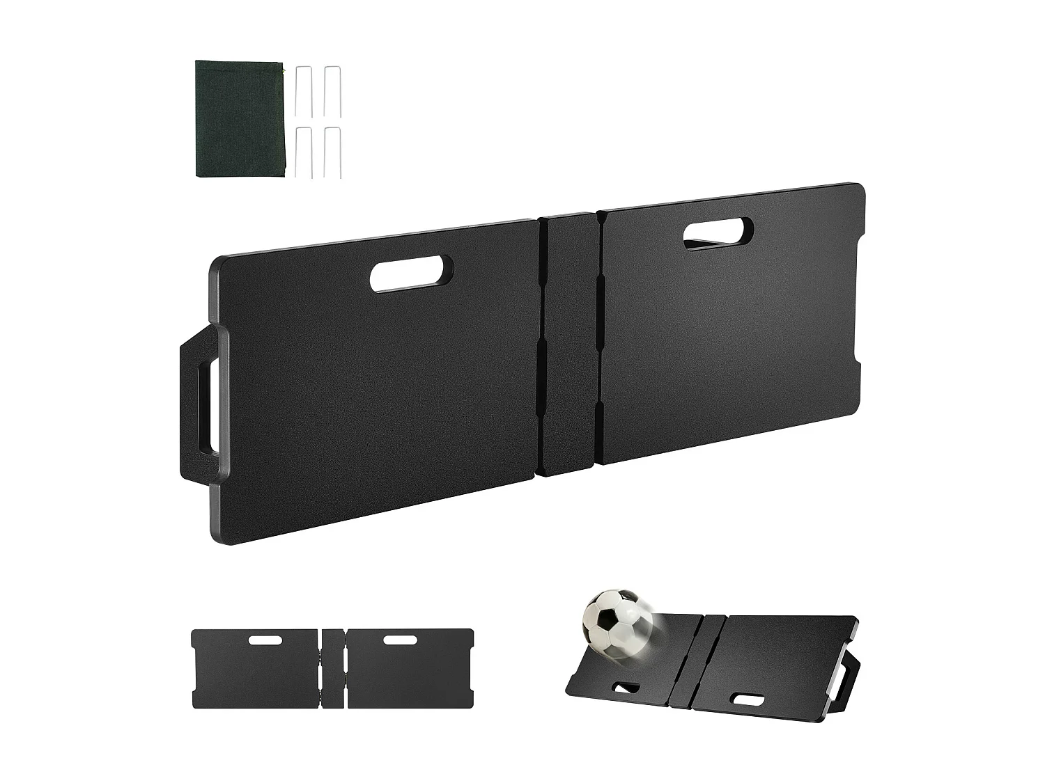 Panneau de Rebond SucceBuy de Soccer 114 CMX33 CM, Mur Portable avec 2 Angles Réglables