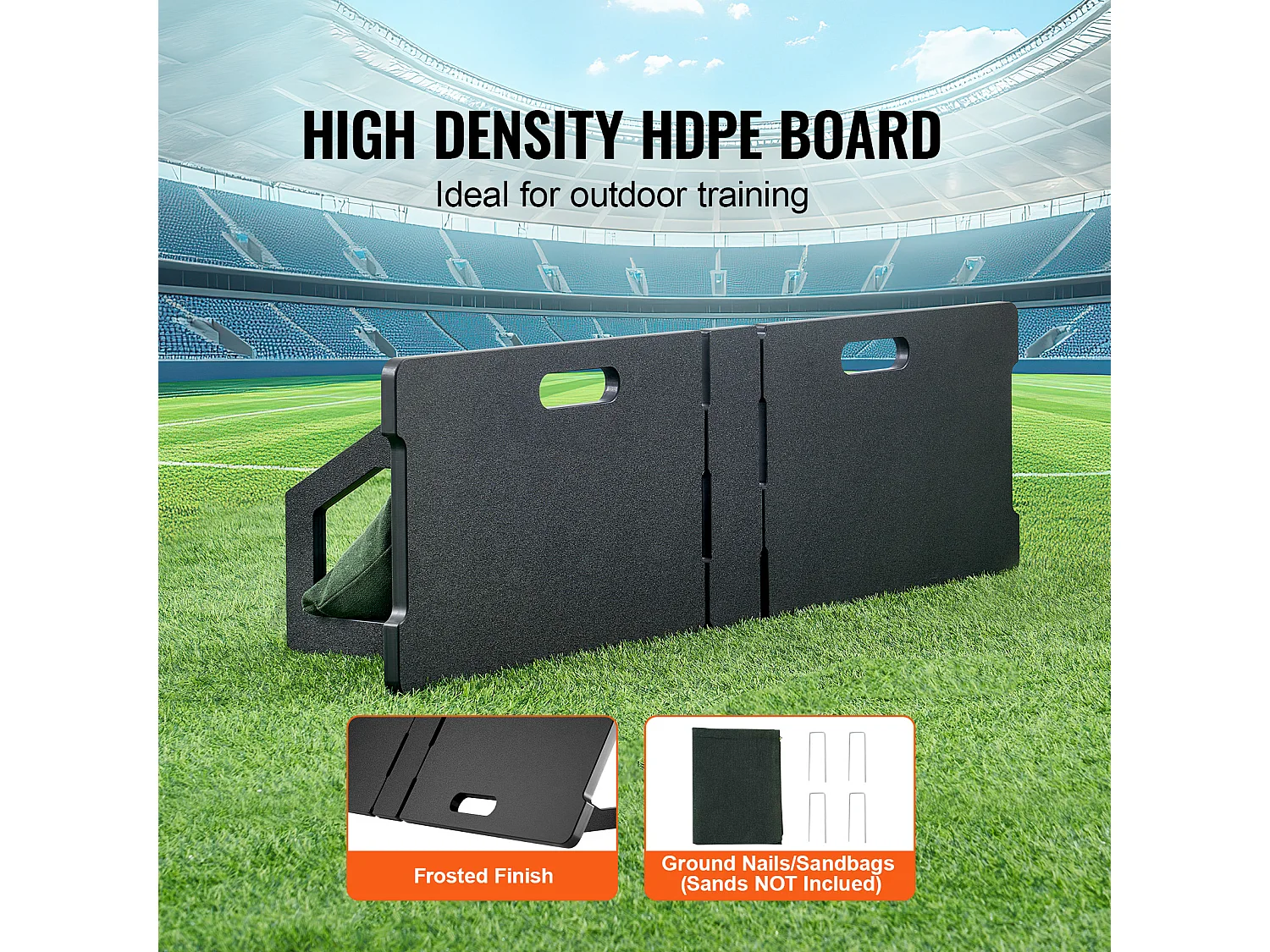 Panneau de Rebond SucceBuy de Soccer 114 CMX33 CM, Mur Portable avec 2 Angles Réglables