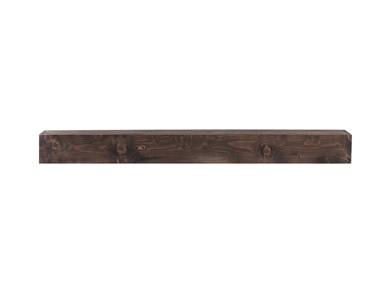 Étagère Flottante Murale en Bois Rustique SucceBuy, 183 cm, Marron Clair, Manteau Cheminée