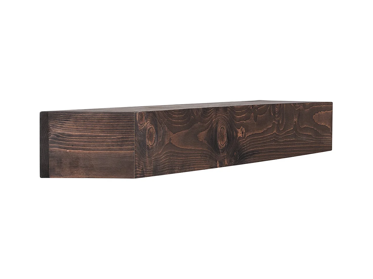 Étagère Flottante Murale en Bois Rustique SucceBuy, 183 cm, Marron Clair, Manteau Cheminée