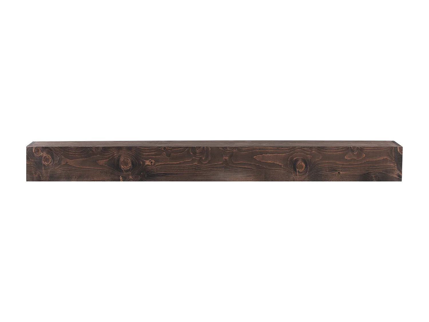 Étagère Flottante Murale en Bois Rustique SucceBuy, 183 cm, Marron Clair, Manteau Cheminée