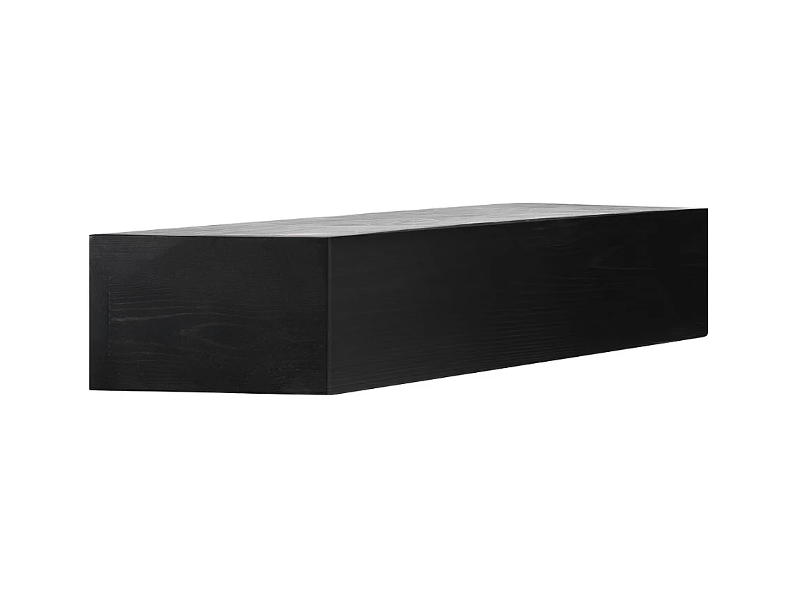 Étagère Flottante Murale en Bois SucceBuy, 122 cm,Expresso,Manteau Cheminée