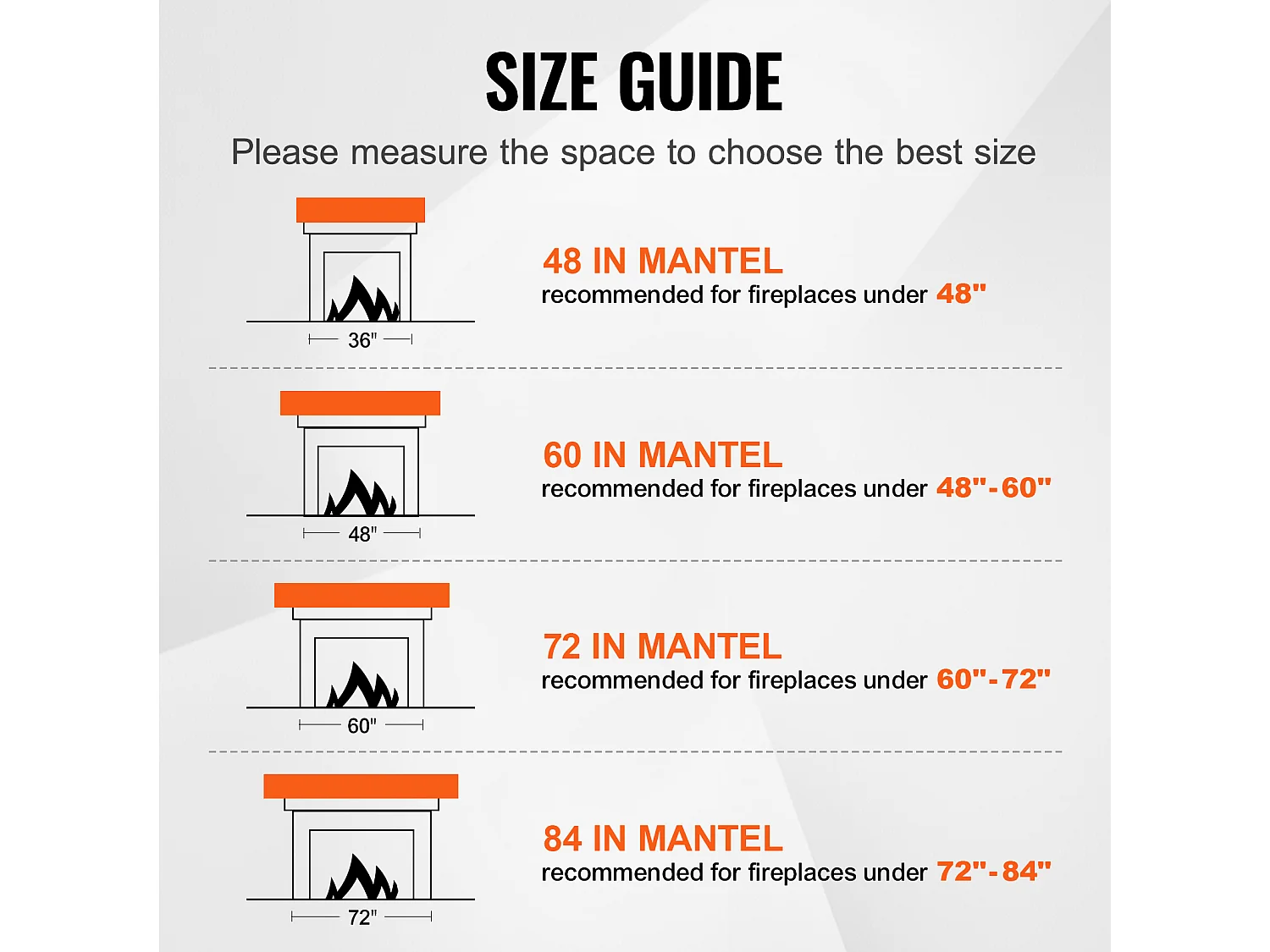 Étagère Flottante Murale en Bois SucceBuy, 122 cm,Expresso,Manteau Cheminée