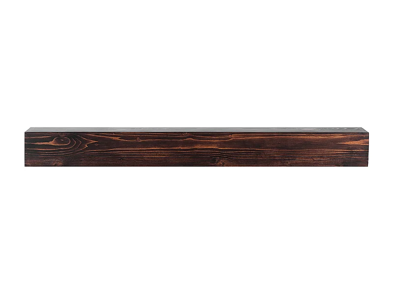 Mensola Galleggiante da Parete in Legno per Caminetto SucceBuy, 122 cm, Marrone