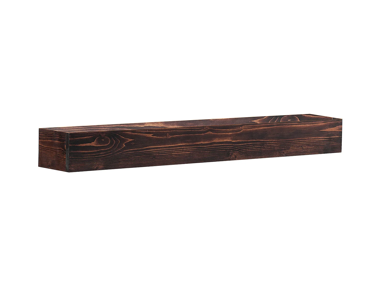 Étagère Flottante Murale en Bois SucceBuy, 122 cm, Marron, Manteau Cheminée