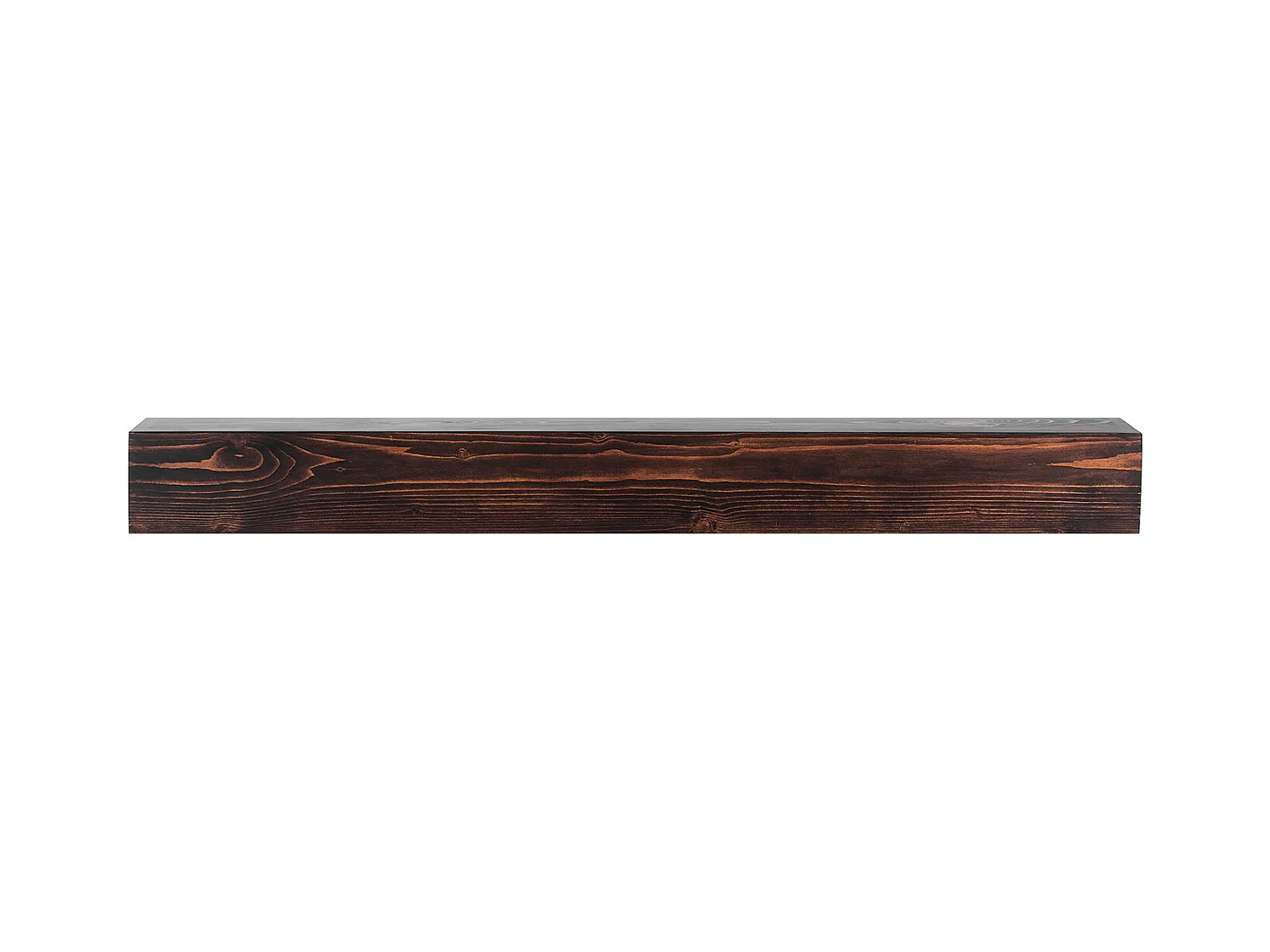 Étagère Flottante Murale en Bois SucceBuy, 122 cm, Marron, Manteau Cheminée