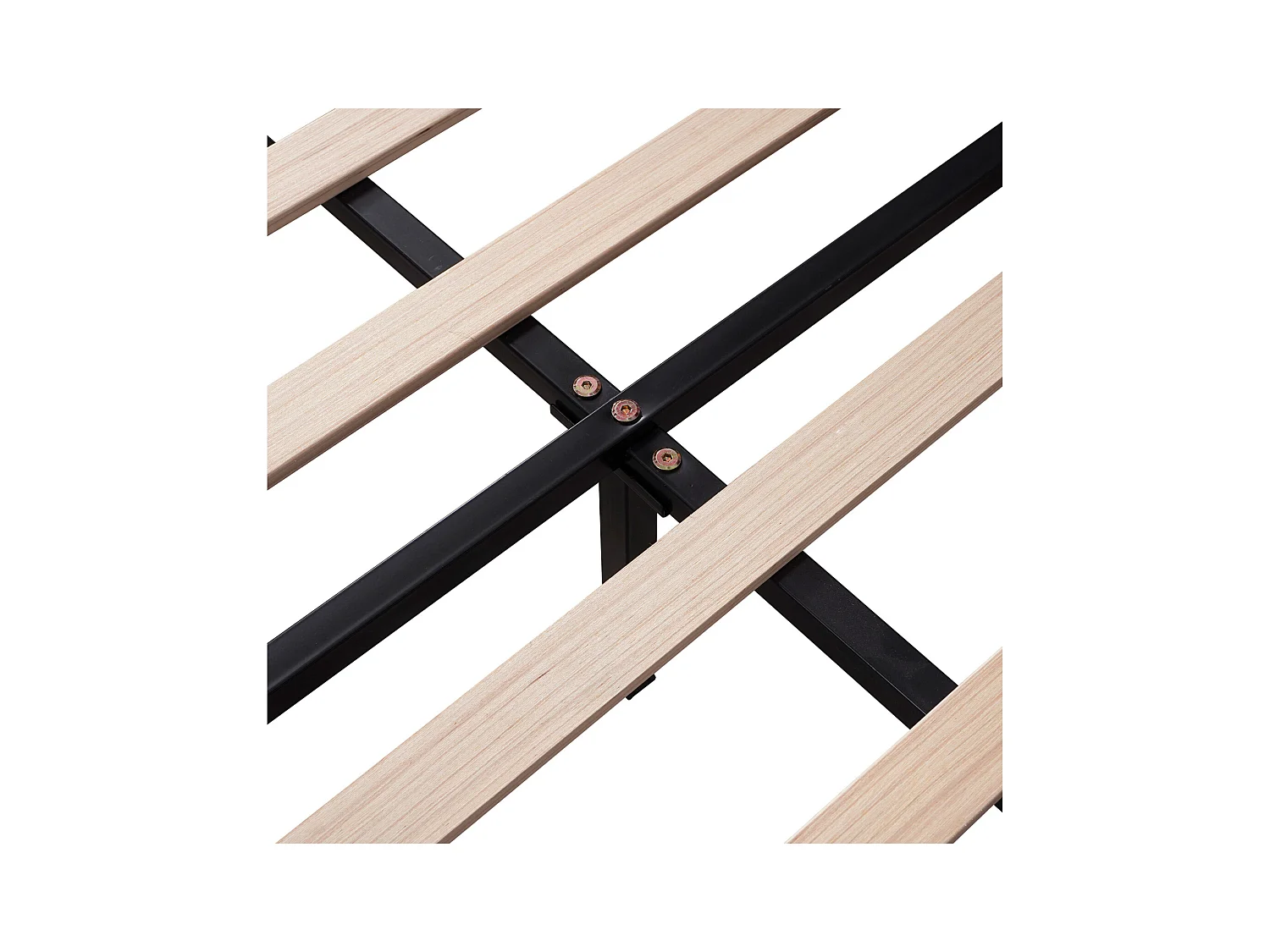 Gestoffeerd bed 140 x 200 cm, tweepersoonsbed met bloemblaadjeshoofdeinde en lattenbodem, fluweel, rood