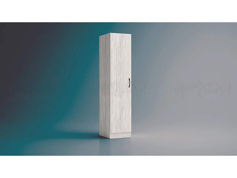 Armadio a colonna 1 anta 40x181x52 cm bianco legno AG44