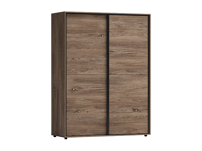 Armadio 2 ante scorrevoli marrone AG4