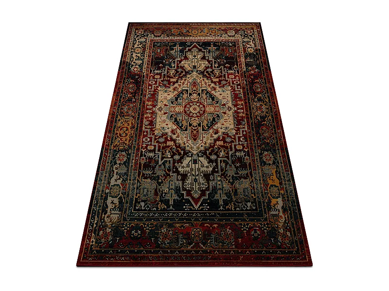 Tapis en laine POLONIA ALHAMBRA Ornement, cadre rubis 200x300 cm