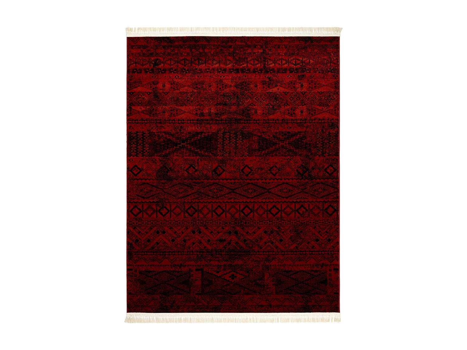Dywan ORIENT 4722 bordo / czarny Orientalny, z frędzlami  180x270 cm