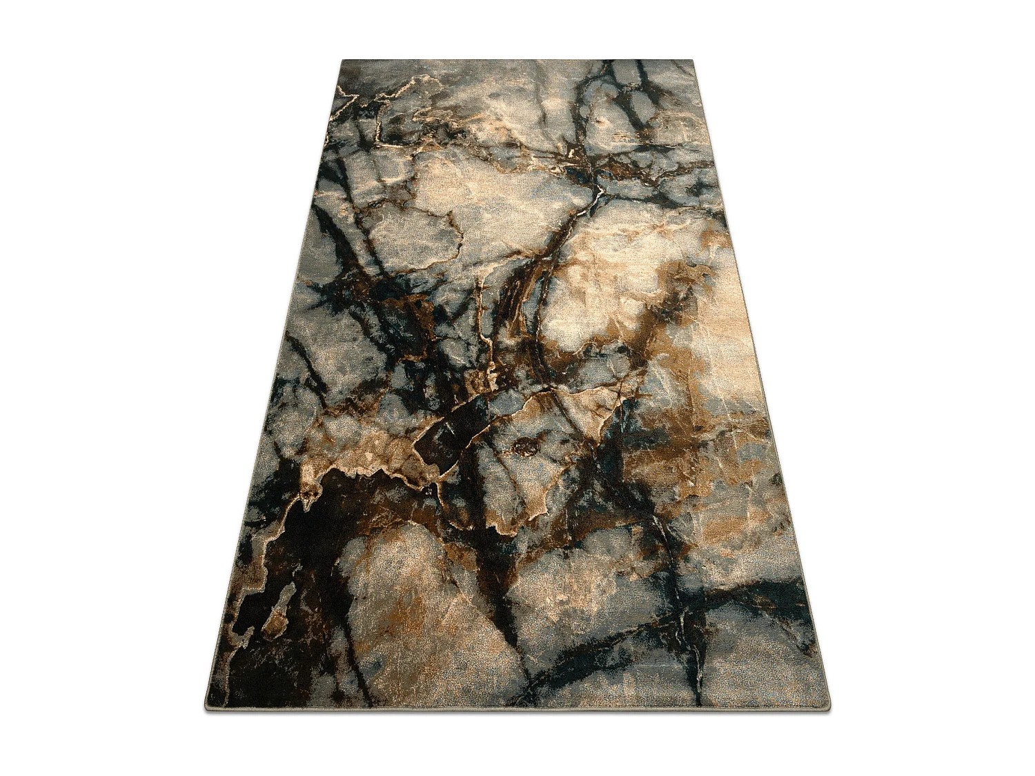 Dywan wełniany OMEGA ELIAN Marmur iron zielony 235x350 cm