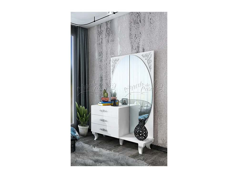 Camera da letto bianca moderna CDLU28