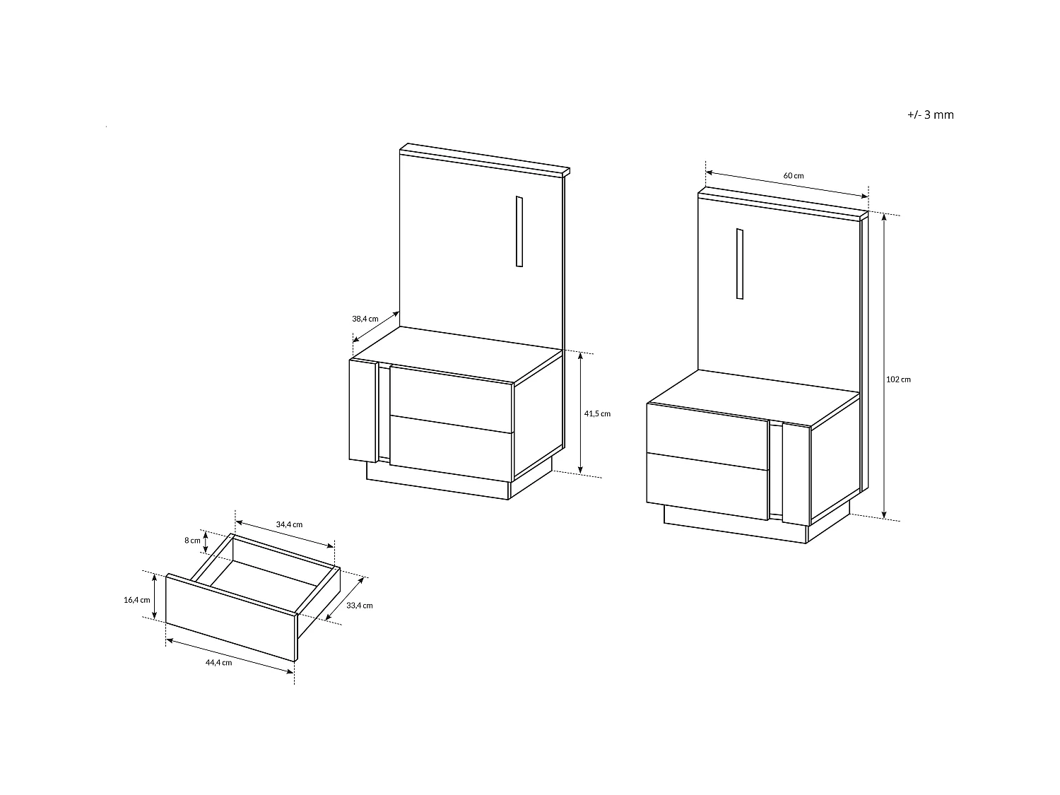 Camera da letto matrimoniale completa moderna bianco con dettagli rovere CDLLK1