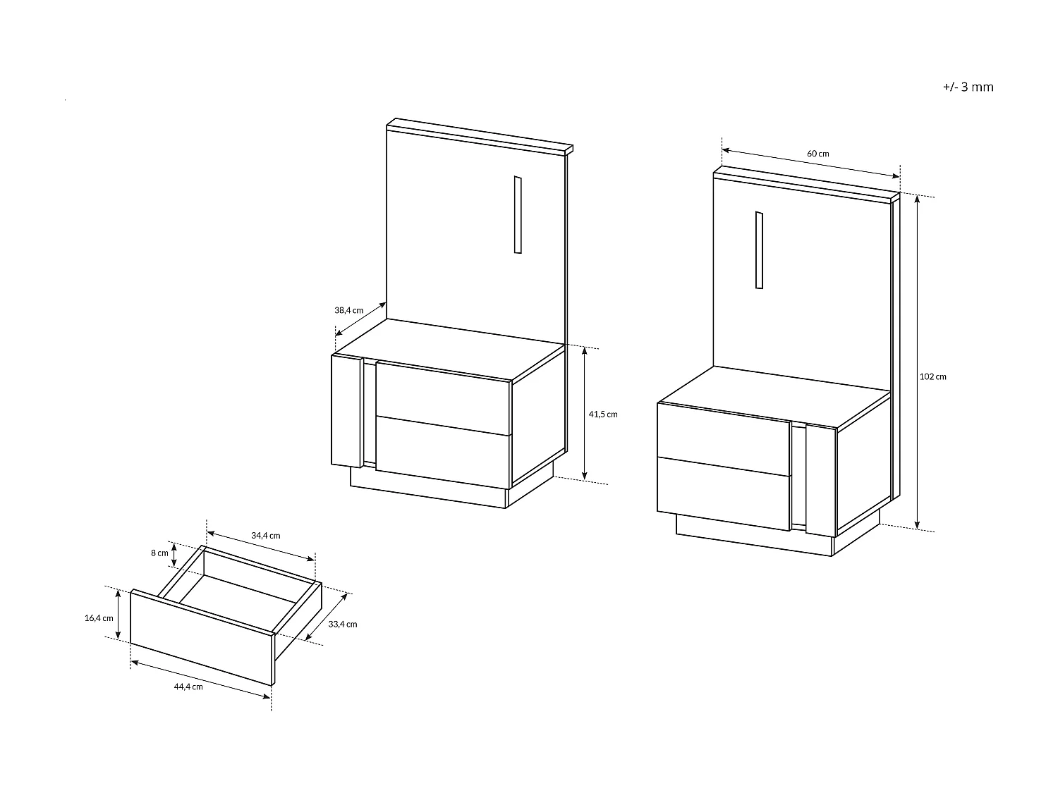 Camera da letto matrimoniale completa moderna bianco con dettagli rovere CDLLK1