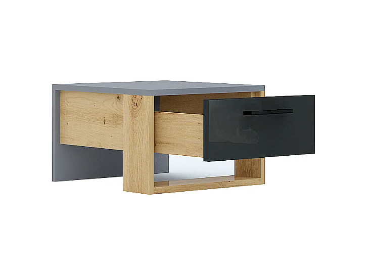 Camera da letto completa grigio/rovere/antracite CMG16