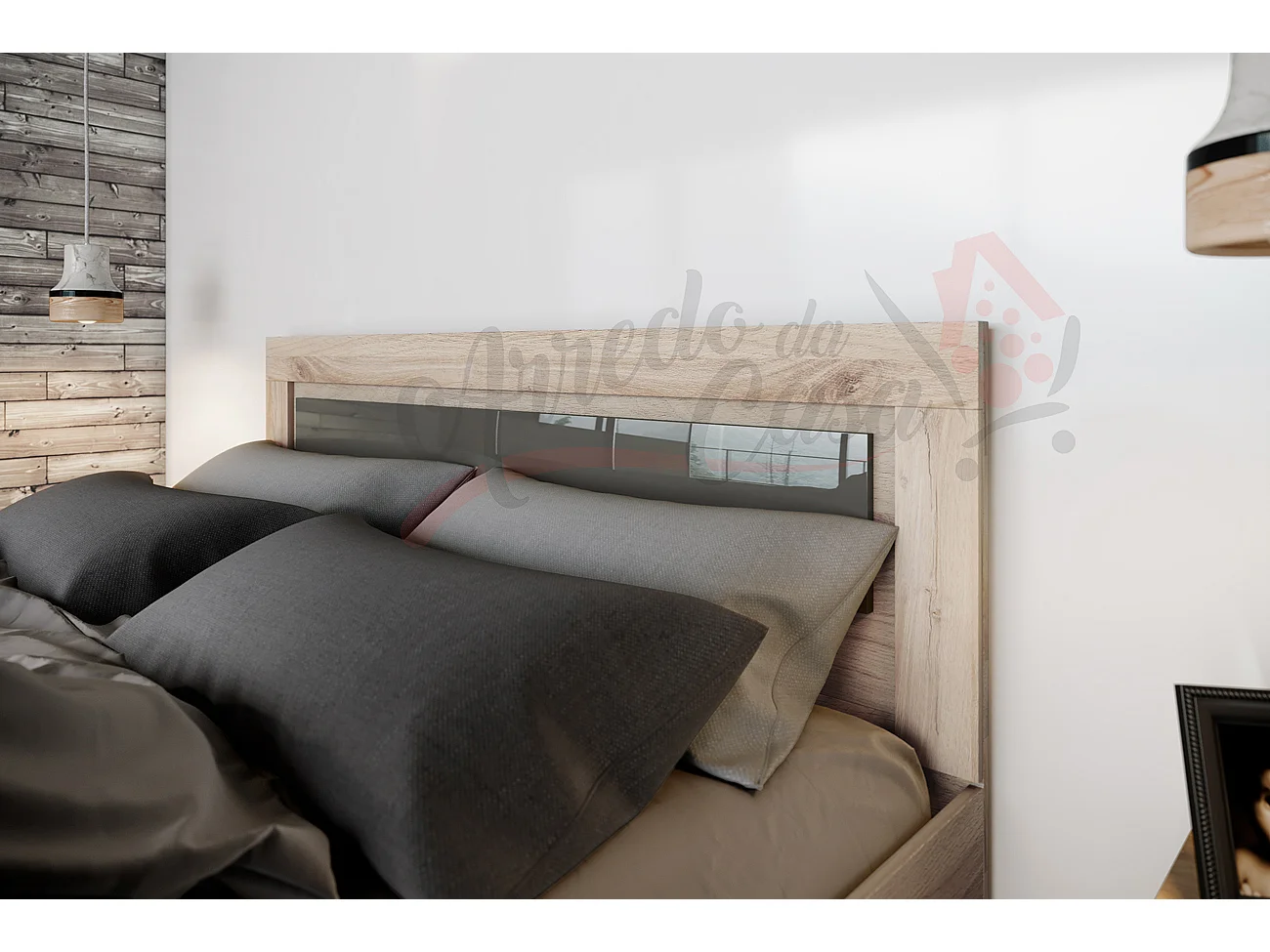 Camera da letto completa rovere naturale CDLI5