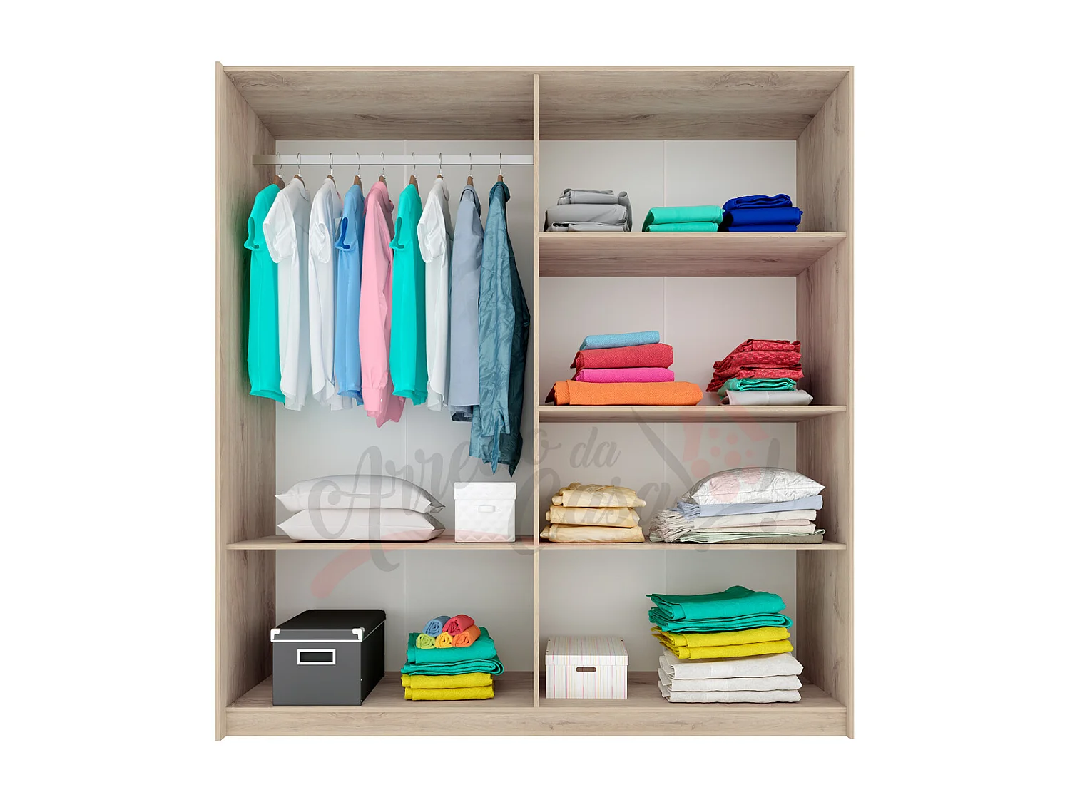 Camera da letto completa rovere naturale CDLI5