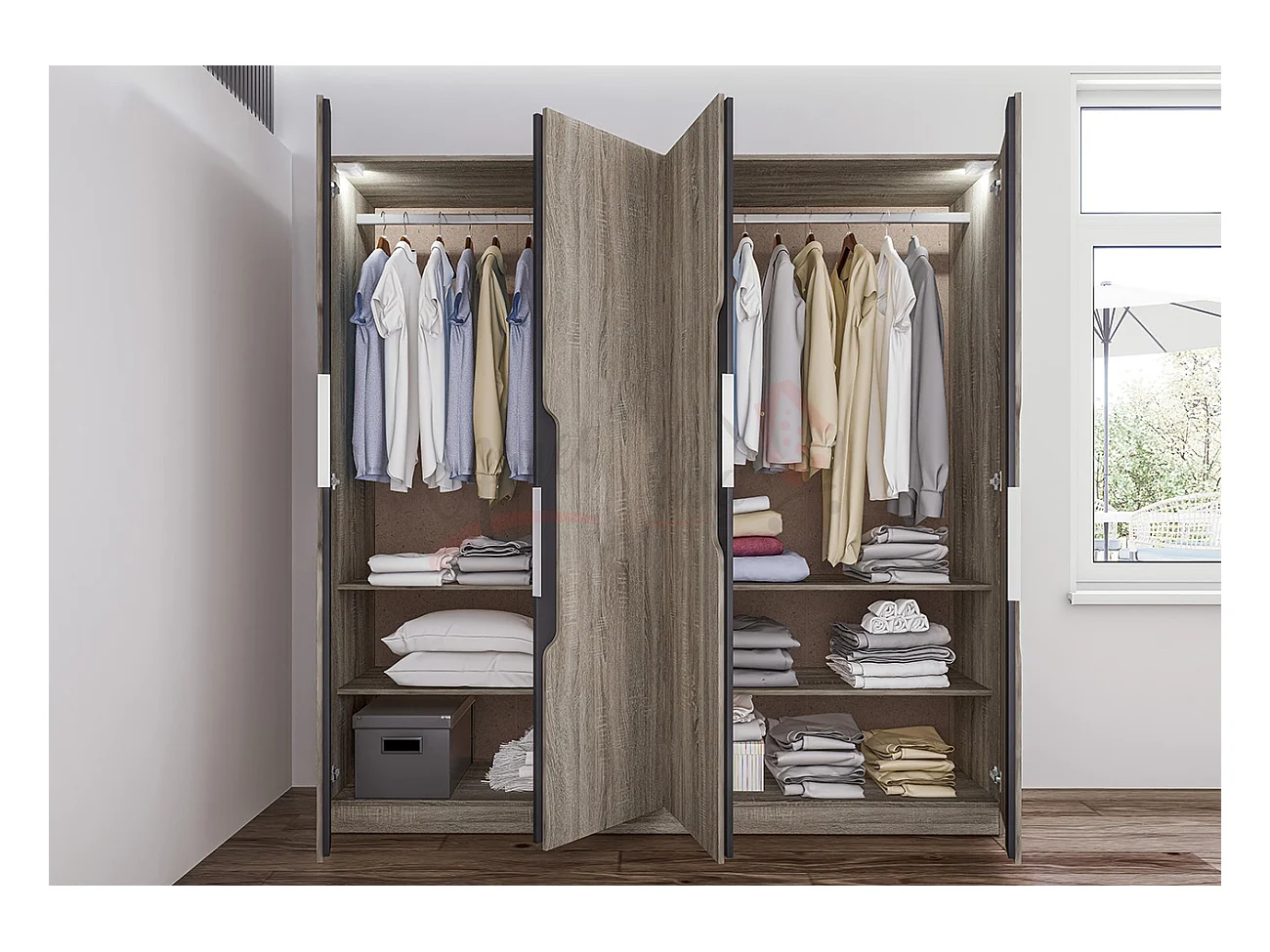 Camera da letto completa rovere CDLI7012