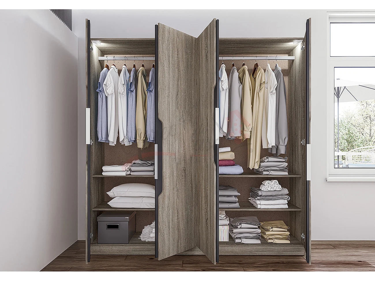 Camera da letto completa rovere CDLI7012