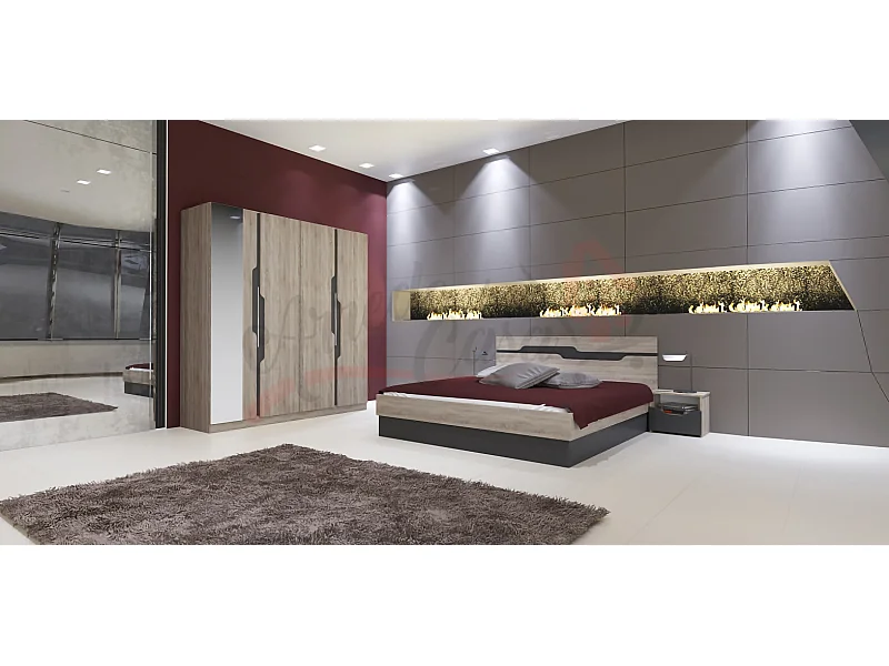 Camera da letto completa rovere CDLI7012