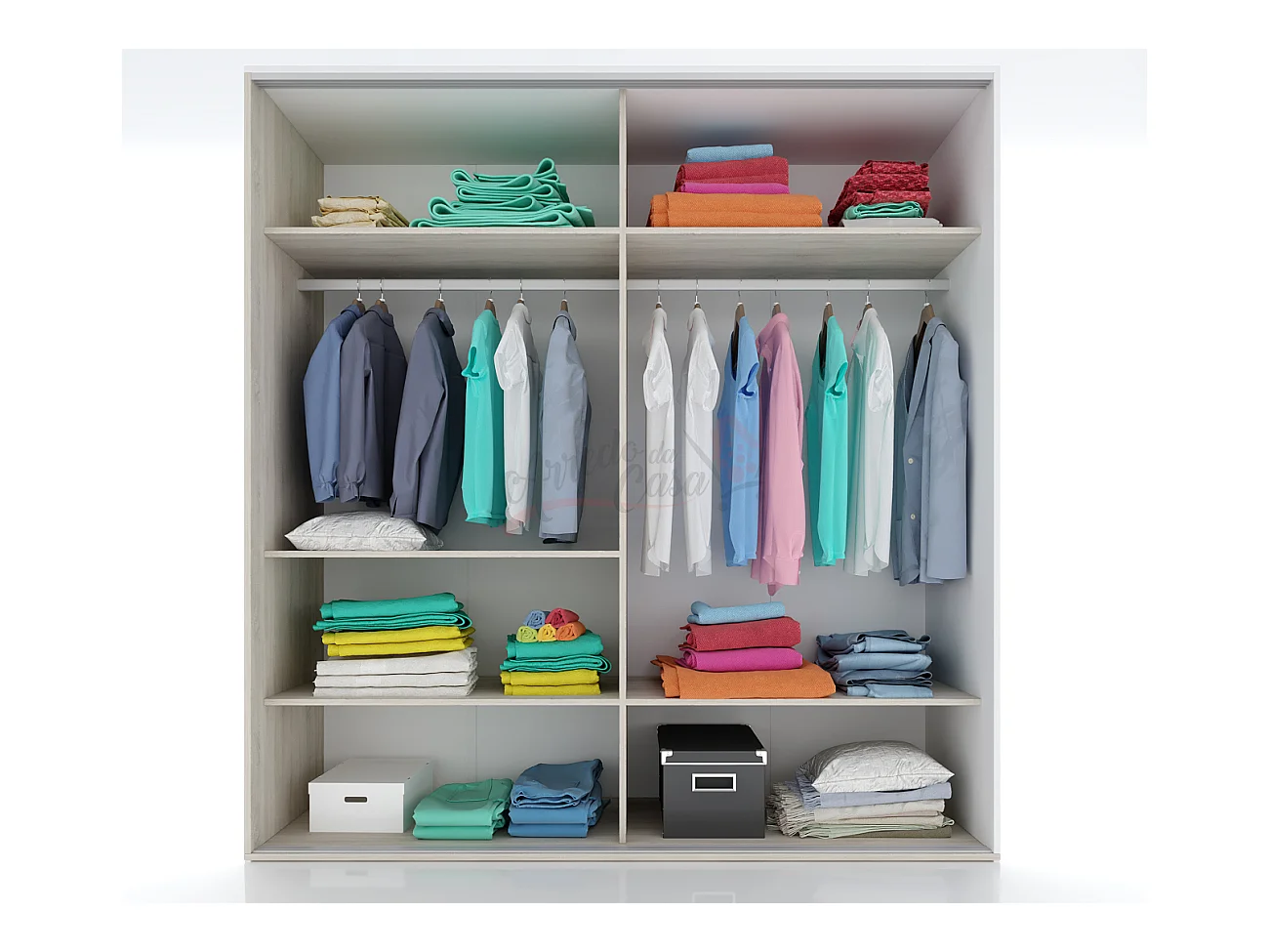 Camera da letto completa rovere e bianco CDLI17