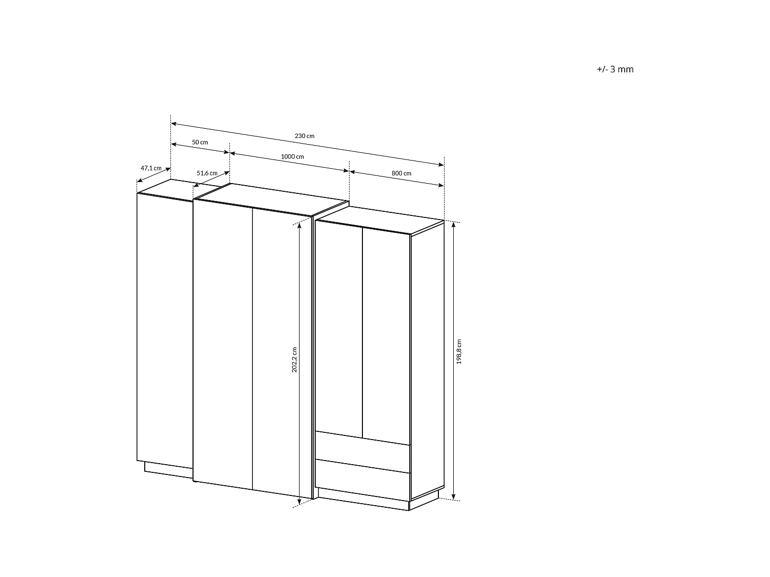 Camera da letto matrimoniale completa moderna bianco e rovere CDLLK11