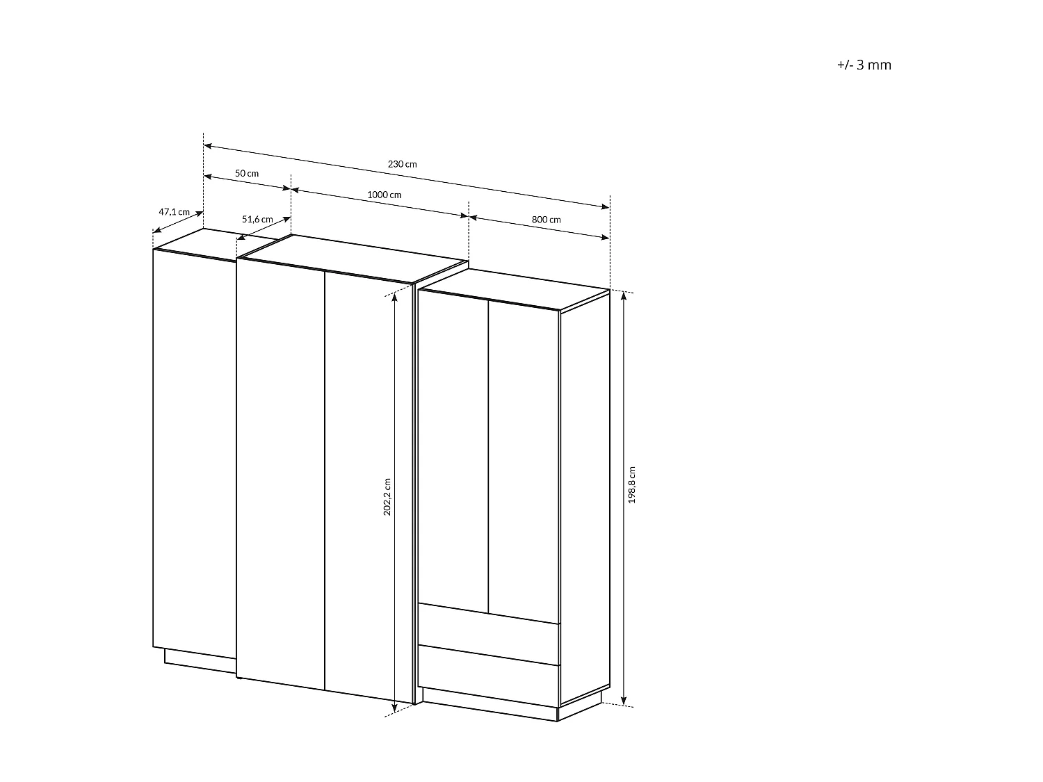 Camera da letto matrimoniale completa moderna bianco e rovere CDLLK11