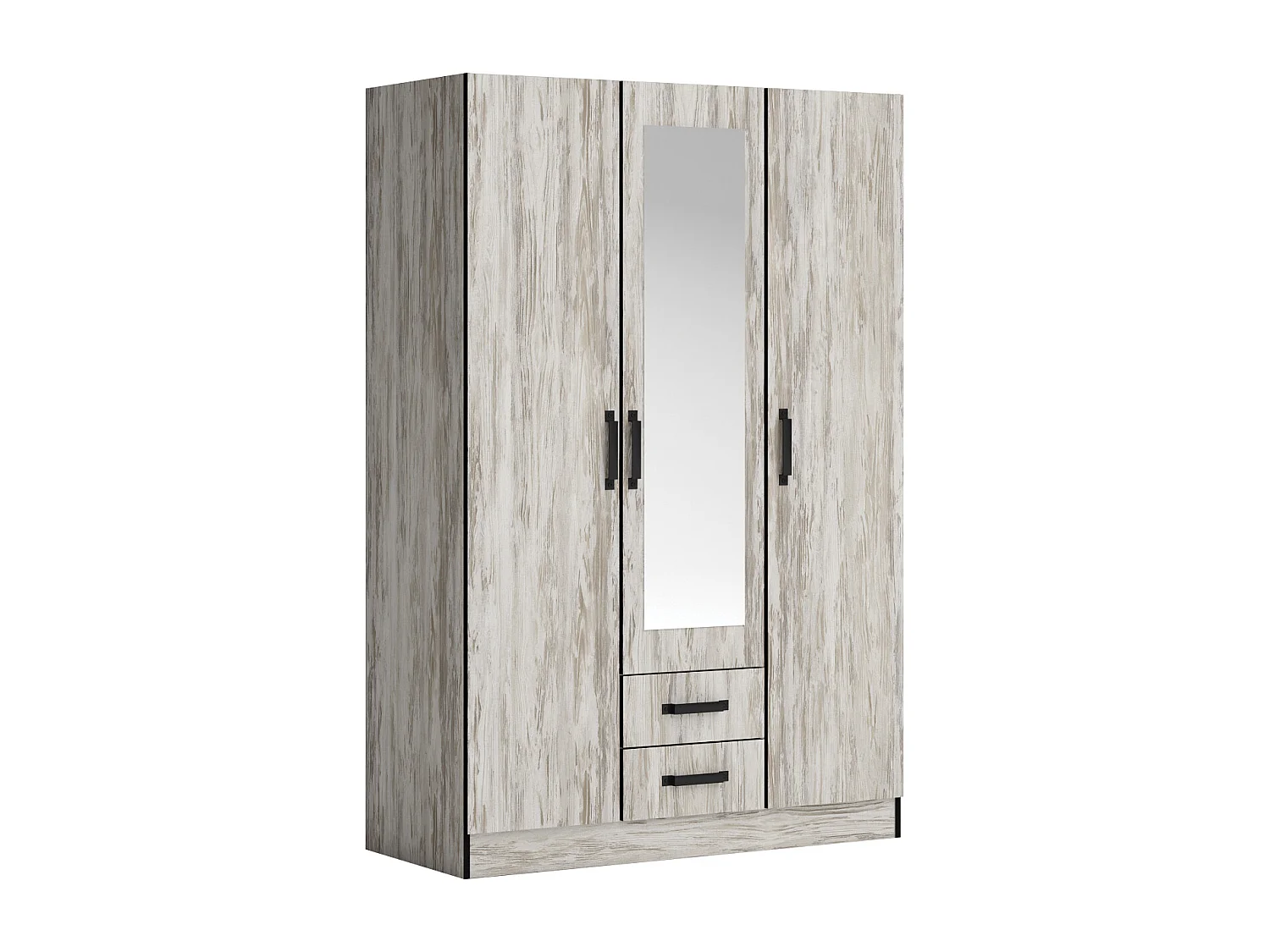 Camera da letto completa moderna bianco legno CMG47