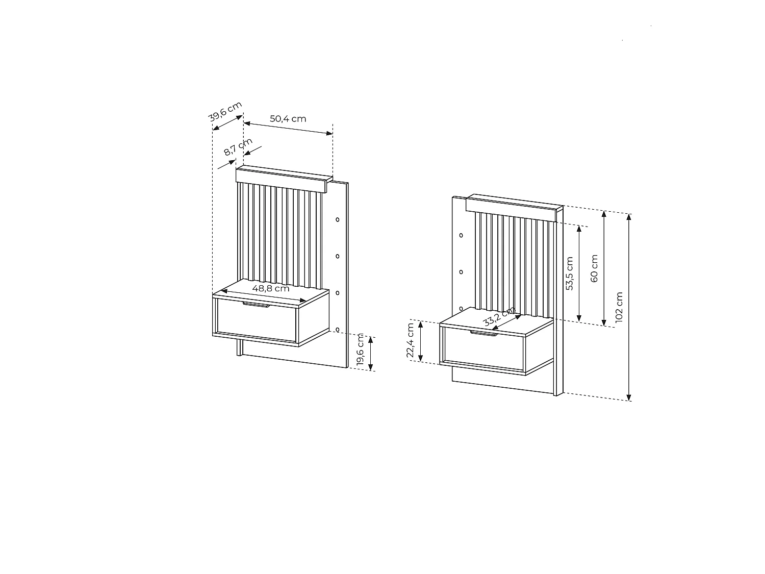 Camera da letto matrimoniale completa moderna rovere e nero CDLLK9