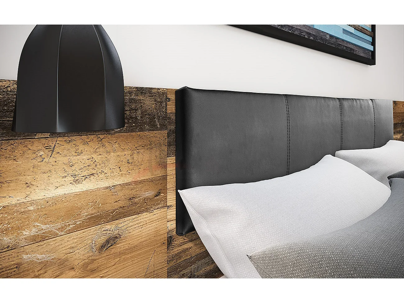 Camera da letto completa effetto legno CDLI9