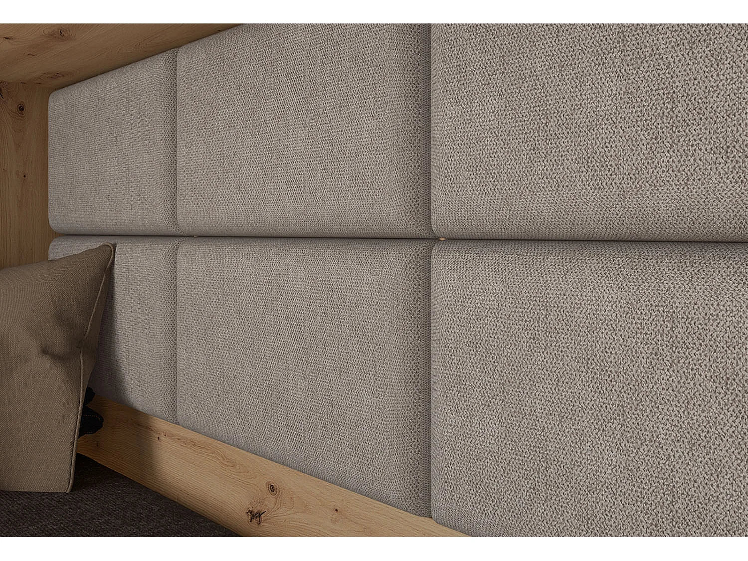 Cameretta completa rovere e bianco lucido due letti CCI14