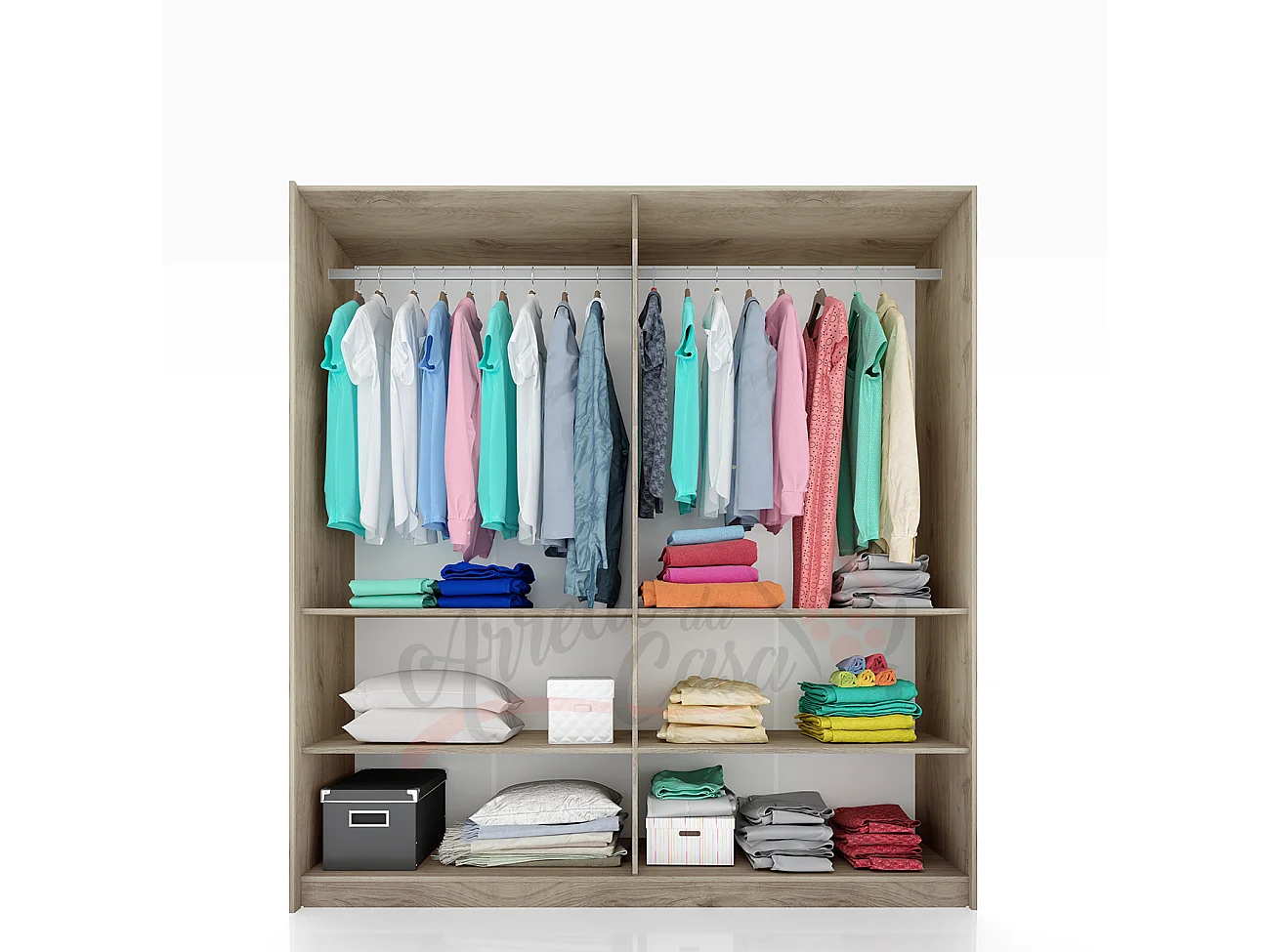 Camera da letto completa bianco lucido CDLI10