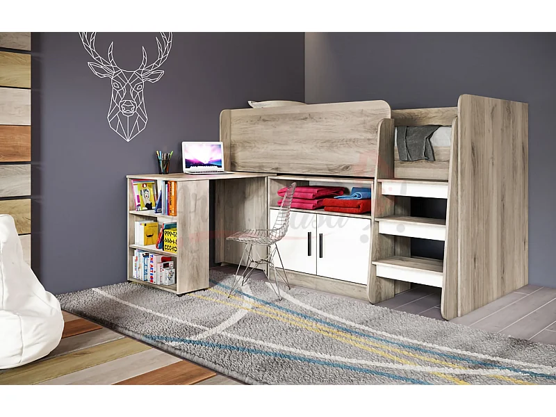 Cameretta a soppalco 90x200 CCI5