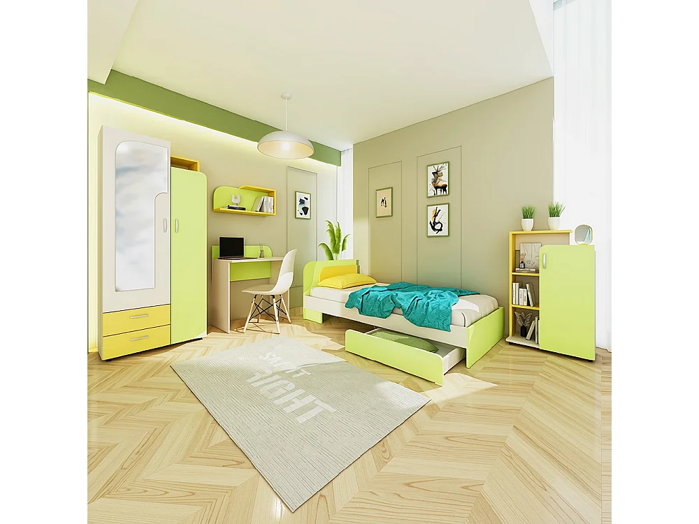Cameretta bambino design moderno CCU1