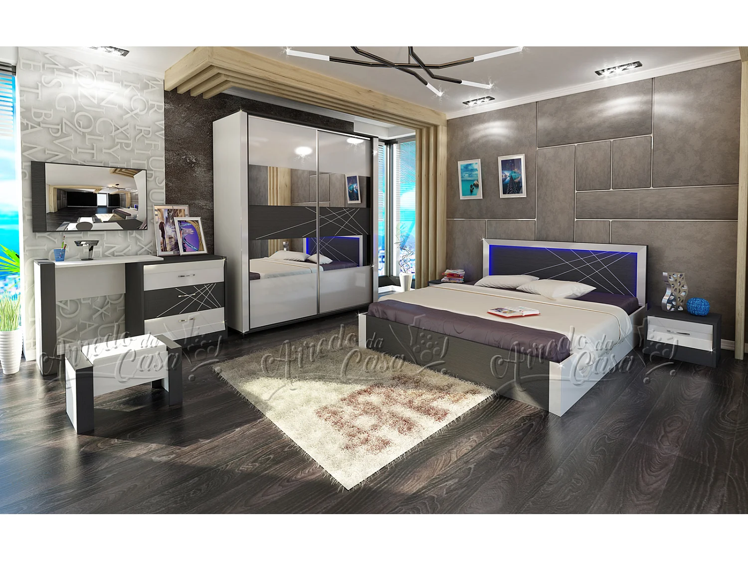 Camera da letto completa CDLU4