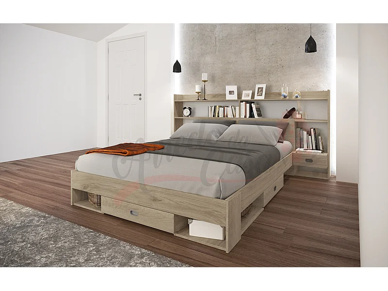 Camera da letto completa rovere naturale CDLI6