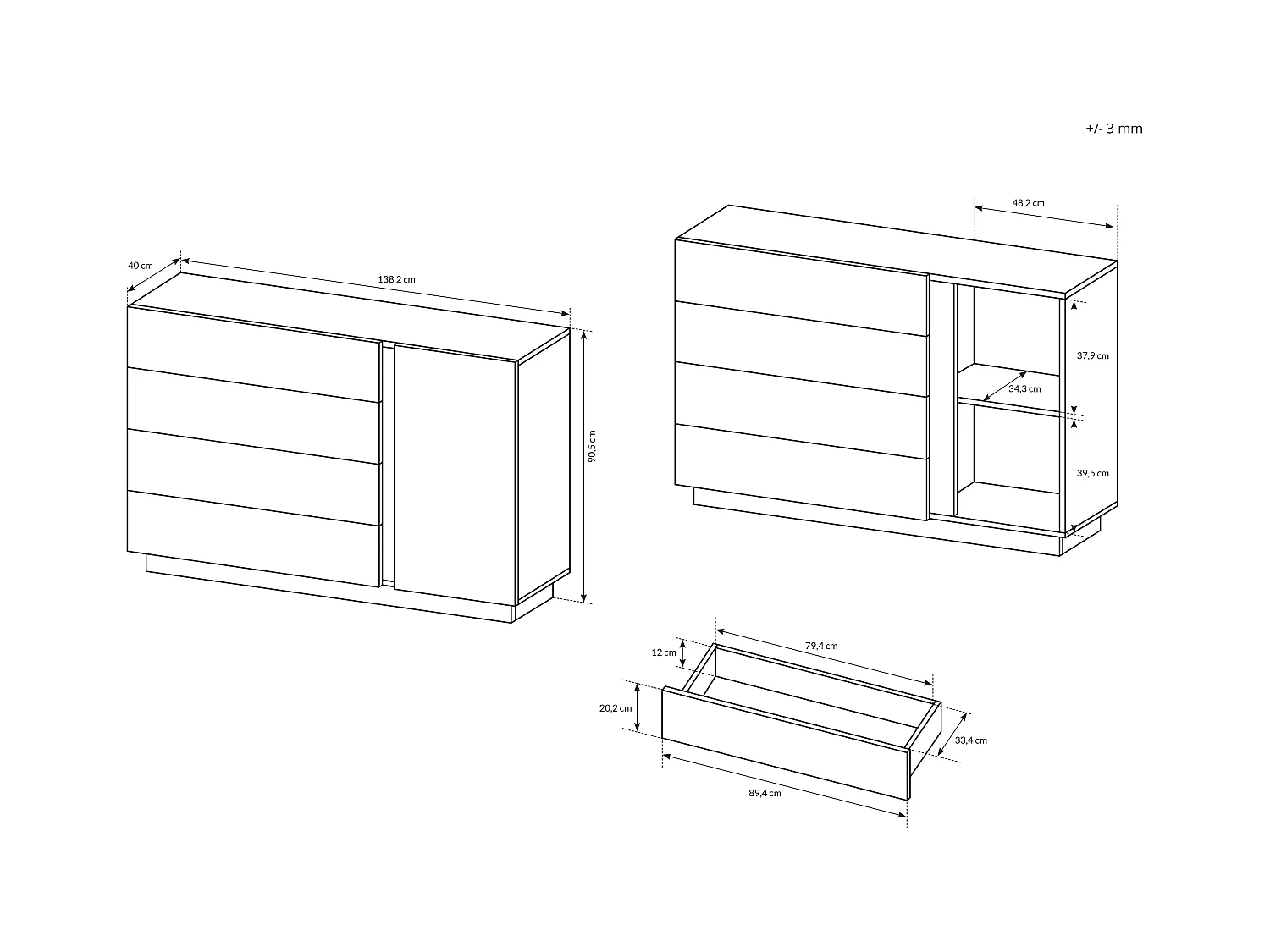 Camera da letto matrimoniale completa moderna rovere con dettagli grigio grafite CDLLK1