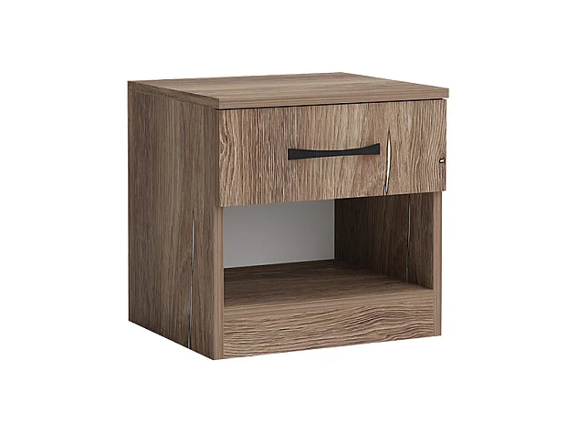 Camera da letto matrimoniale completa con letto 160x200 cm marrone CMG43