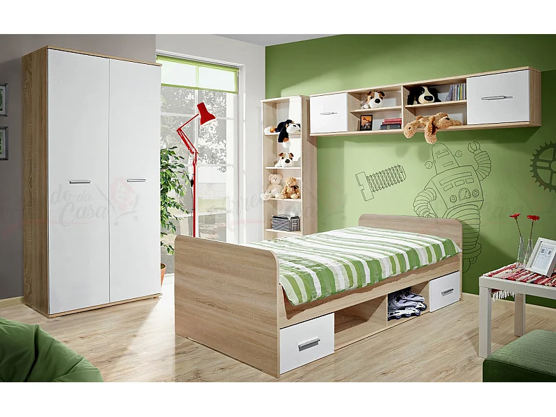 Cameretta singola completa per ragazzi CBP1