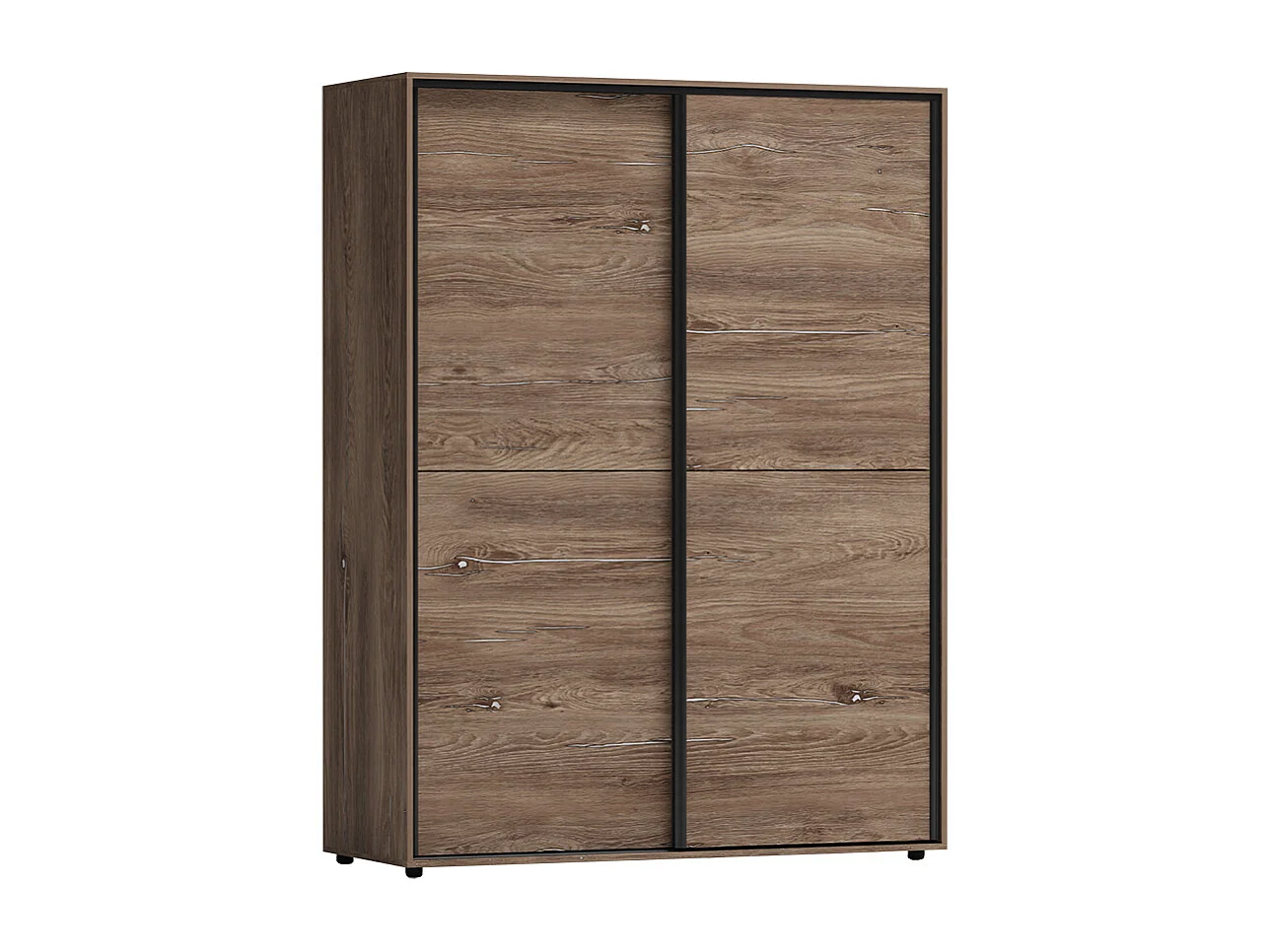 Camera da letto matrimoniale completa 160x200 cm marrone CMG42